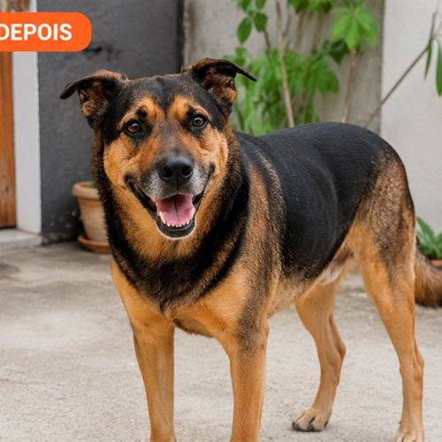 Mel depois do uso contínuo de SolviPet Pelo e Derme