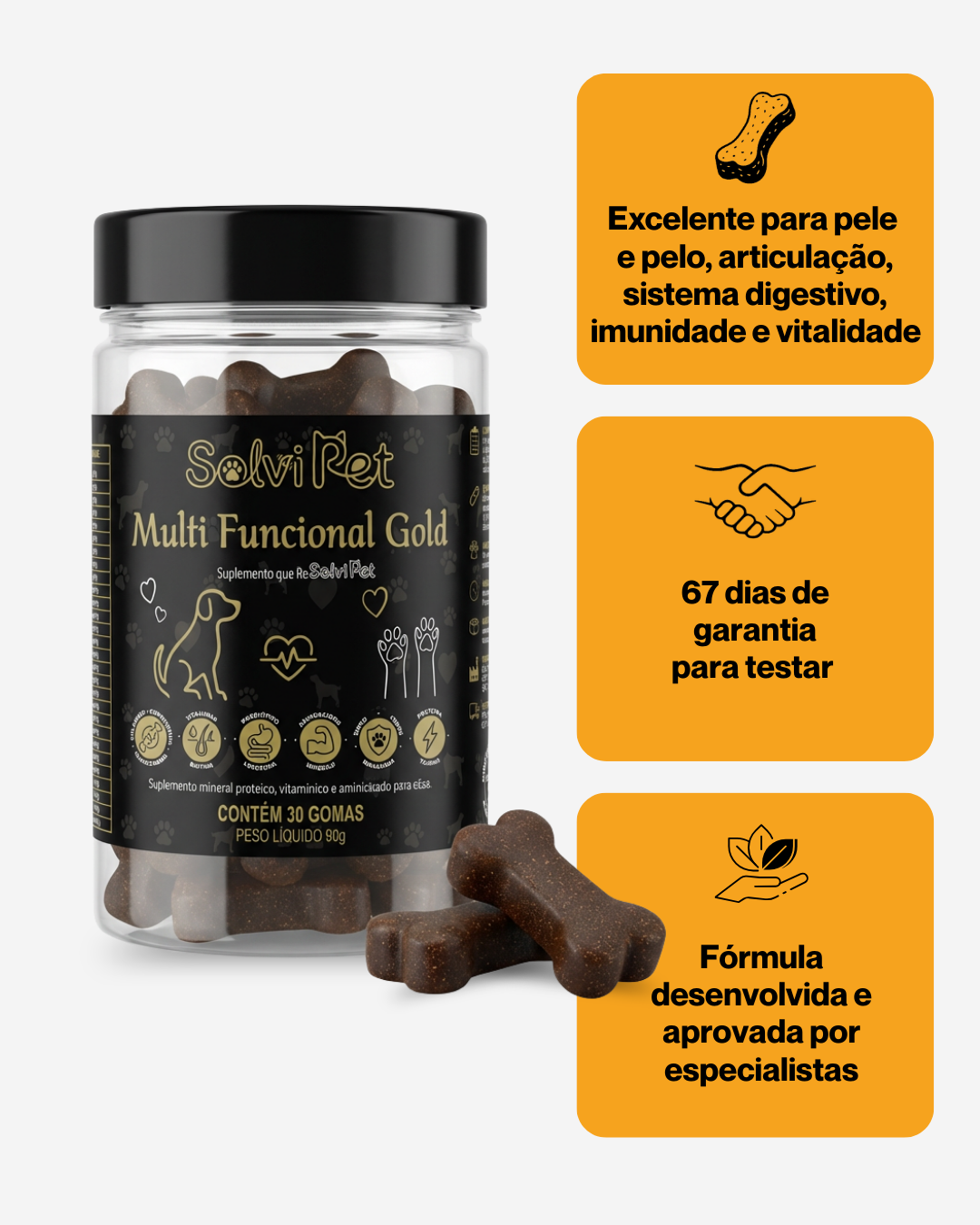 SolviPet - Multifuncional Gold
